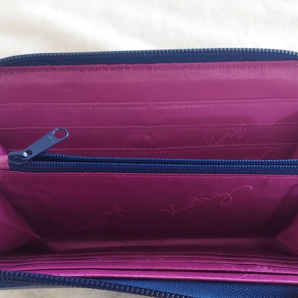 Vera Bradley wallet included sleek